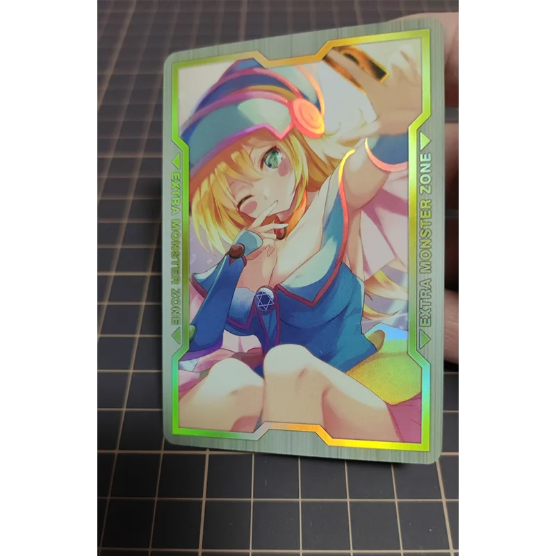 Набор из 9 штук самодельных карточек Yu-Gi-Oh в стиле милой Девушки Тёмного Мага Аниме Коллекционная Игрушка в подарок.
