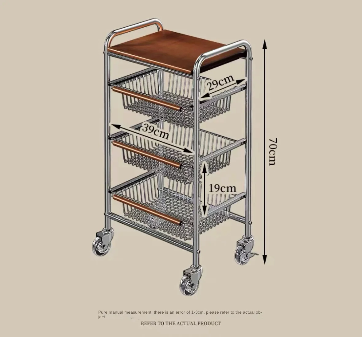 

H2O винтажная тележка для гостиной