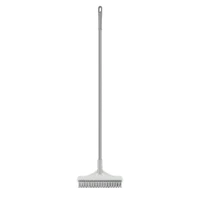 floor scrub brush v shaped cleaning brush with long handle 120 degree rotating brush head for bathroom tub tile carpet kitchen