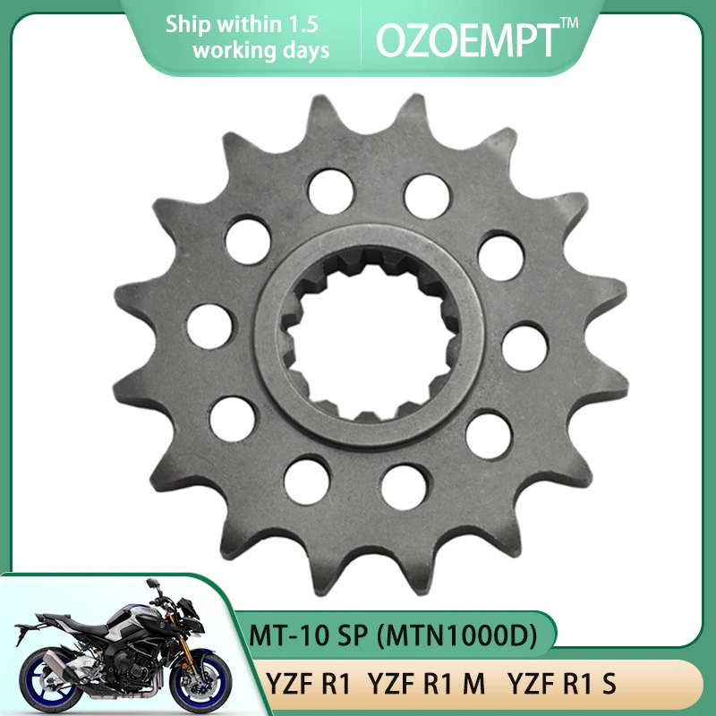 

OZOEMPT 525-16T Motorcycle Front Sprocket Apply to MT-10 (MTN1000),SP,SP (MTN1000D) YZF R1,R1 M,R1 S