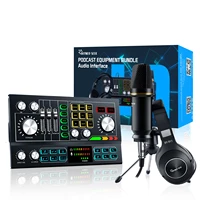 studio recording sound card mixer multi channel audio interfacemixing live streaming kit
