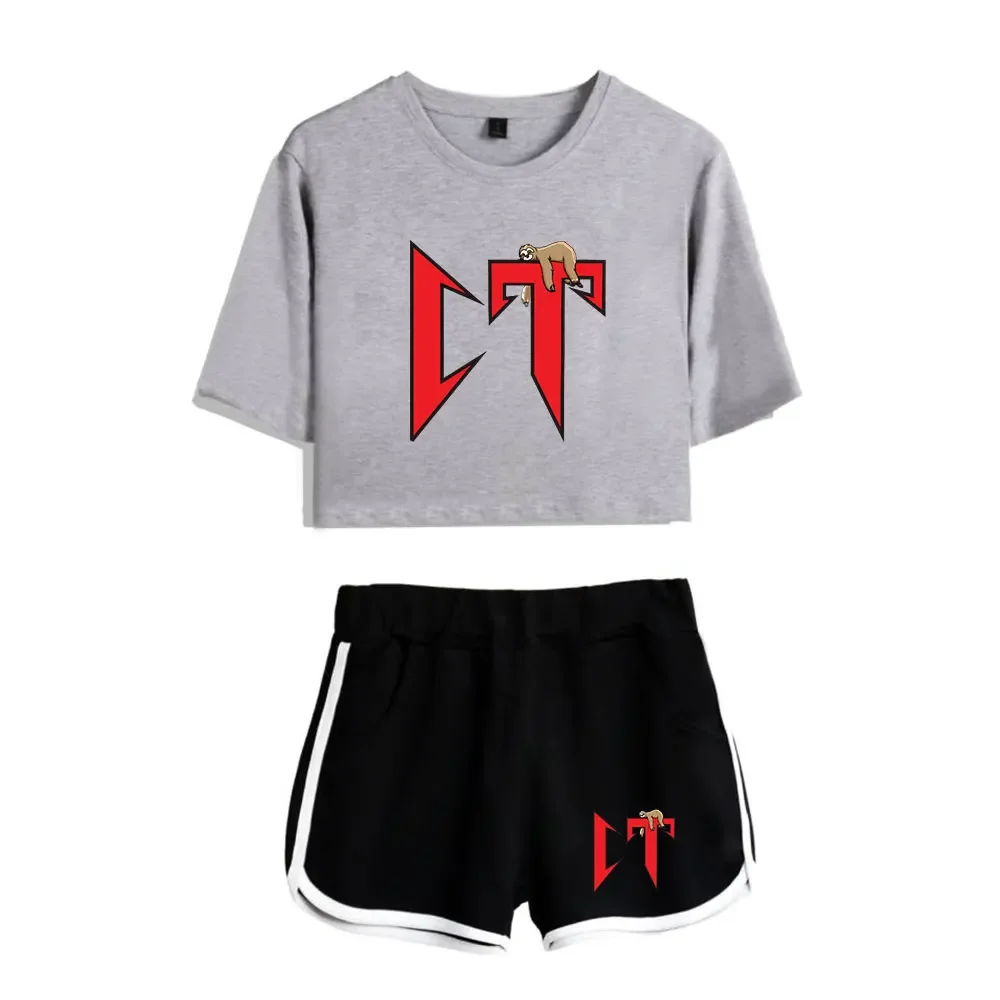 Костюм женский летний из топа и шортов