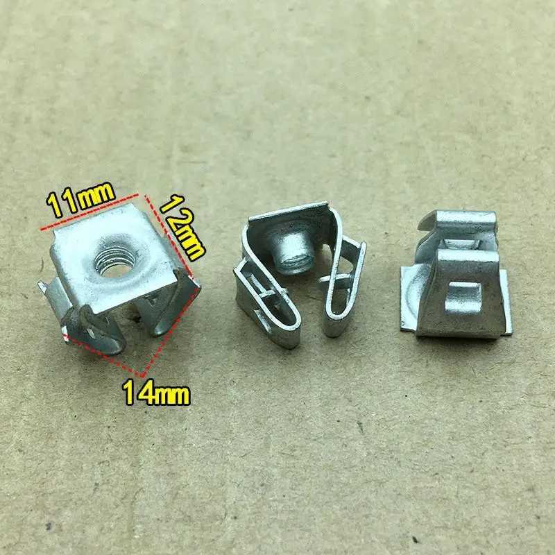 

Автомобильная центральная консоль DVD звуковая навигационная панель U-образный металлический крепежный зажим с гайкой и винтовым основанием для Buick Chevrolet Cadillac Jeep