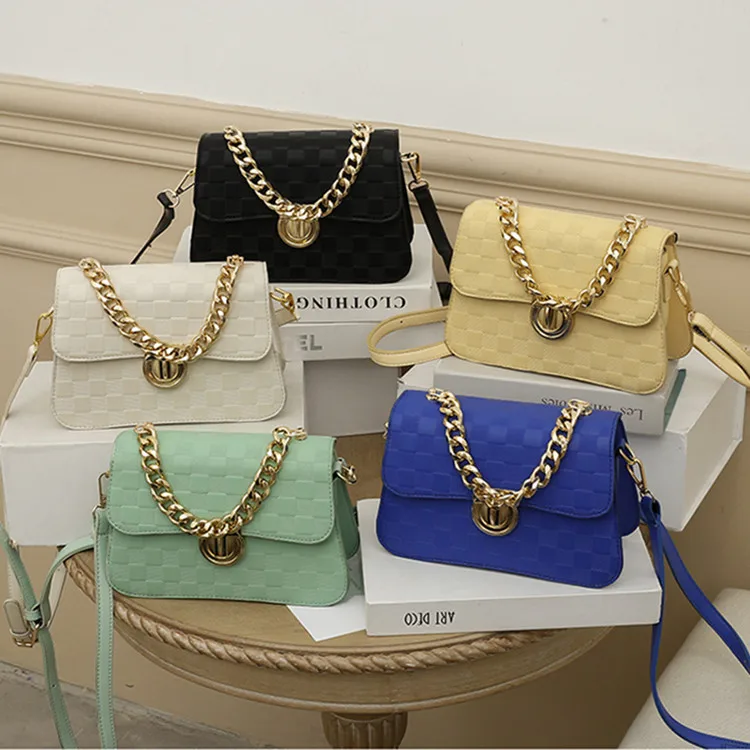 

Casual Ladies Shoulder Bag 2022 Brand Bag New Design Messenger Bag Chain Portable All-match Single Shoulder Small Square Bag