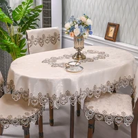 oval table cloth satin embroidered tablecloths for dining room tablecloth table lace art dust cover embroidered tablecloth