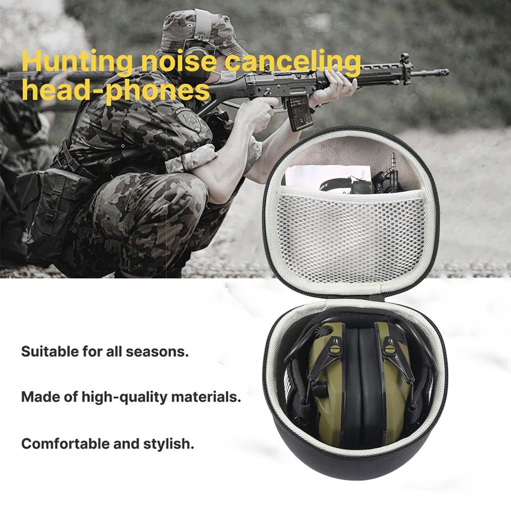 

High Quality NRR23dB Slim Electronic Muff Electronic Shooting Earmuff Tactical Hunting Hearing Protective Headset