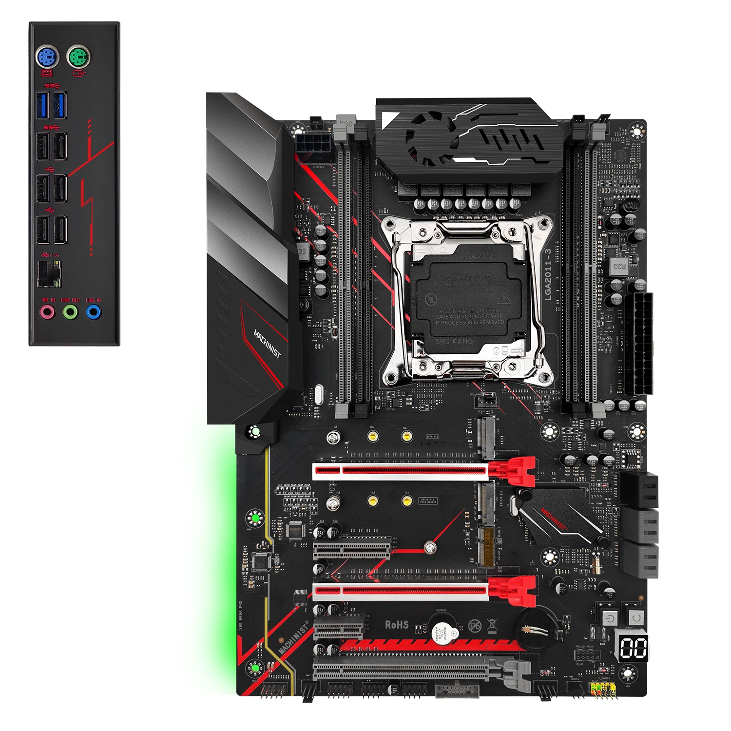 MACHINIST X99 комплект материнской платы с процессором E5 2650 V3 CPU 8G(1*8) DDR4 ECC RAM Memory LGA 2011-3