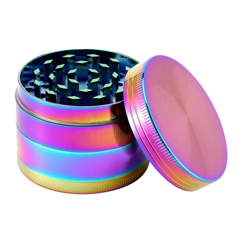 

4-Layer Manual Hand Grass Spice Herb Grinder Miller Crushers Machine Herb Tobacco Weed Grinder