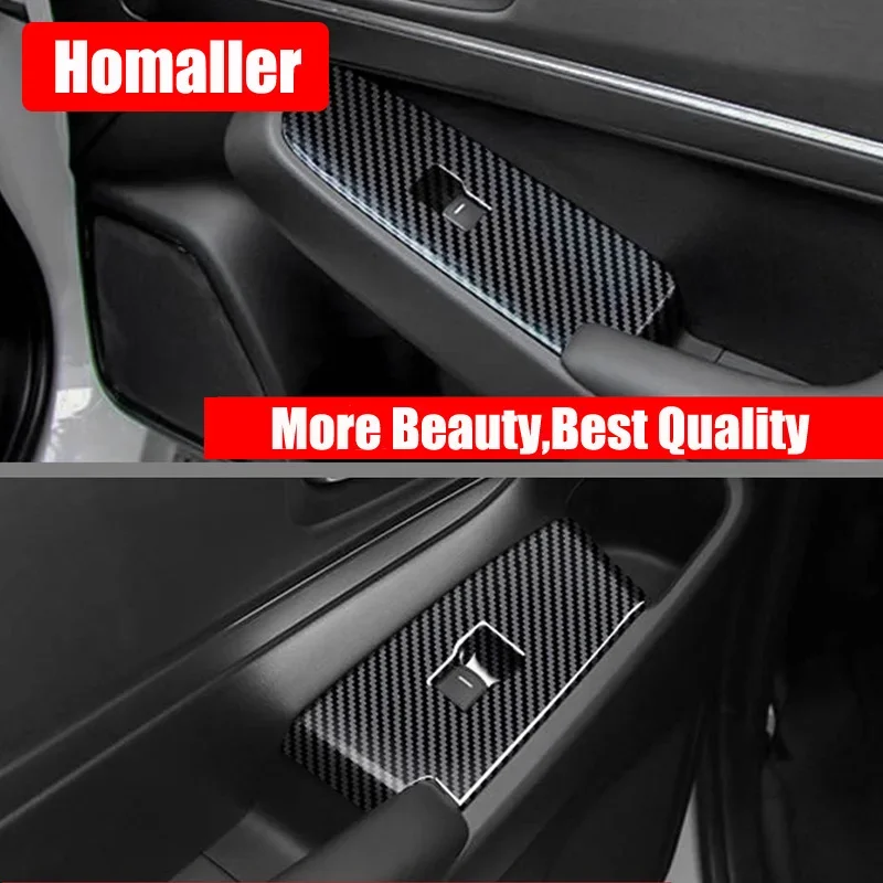 Для Honda HRV HR-V VEZEL 2021-узкая внутренняя дверная ручка кнопка подъема окна рамка