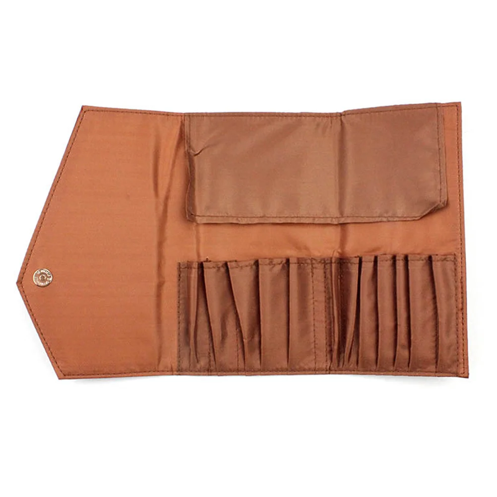 

Classic Brush Storage Bag PU Makeup Brush Pouch Beauty Tool Kit Organizer for Home Travel (12 Holes Envelope