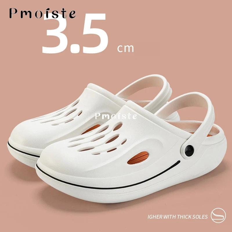 Women's Luxury Slippers for Home Flat Garden Shoes for Men Soft Comfortable Indoor Woman Sandal Summer 2023 EVA Slipper Non-slip