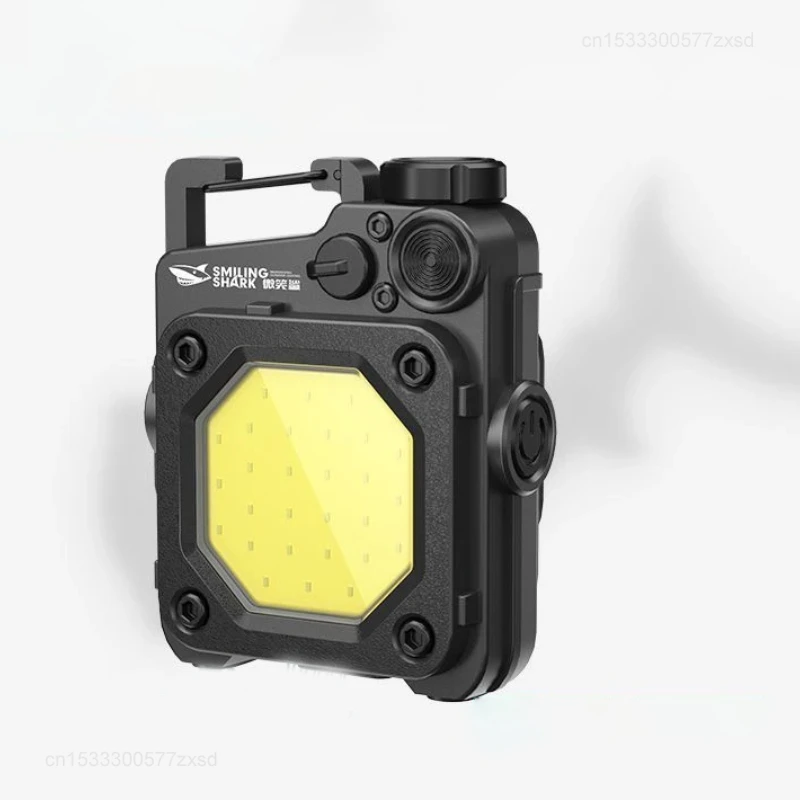 Светодиодный фонарик Xiaomi с брелоком яркий COB светильник зарядкой от USB рабочий