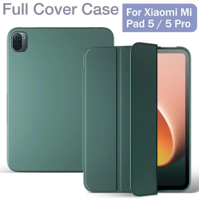 

Tablet Case For Xiaomi MiPad 5 Pro Pad5 Smart Case MI PAD 5 Ultra Thin Tablet Leather Tri-fold Shell Cover For MiPad 5 5Pro New
