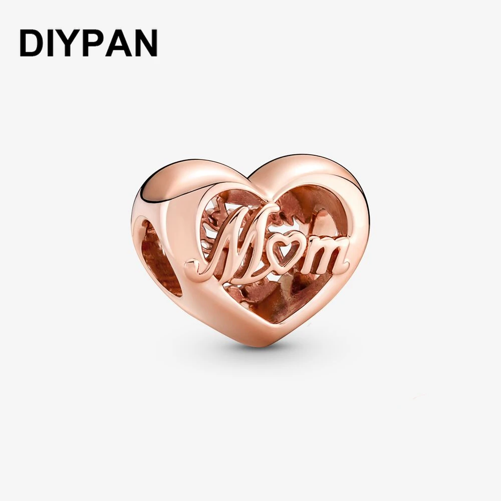 

Подвески-бусины в форме сердца для браслета и браслета