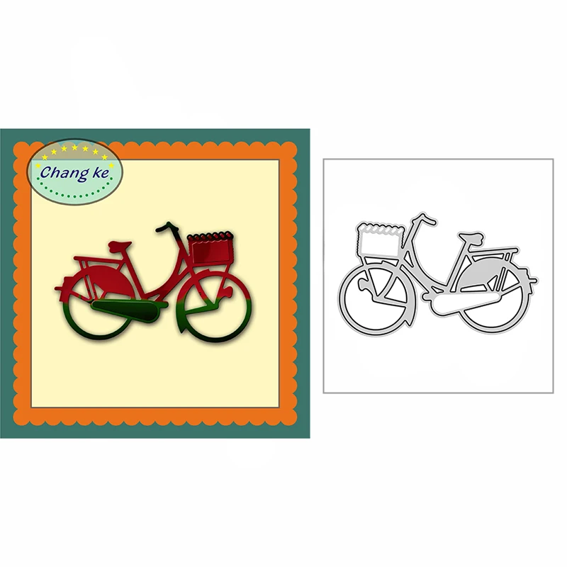 

New 2022 An Ordinary Bicycle Metal Cutting Dies For DIY Scrapbooking and Card Making Embossing Craft Decorative No Stamps