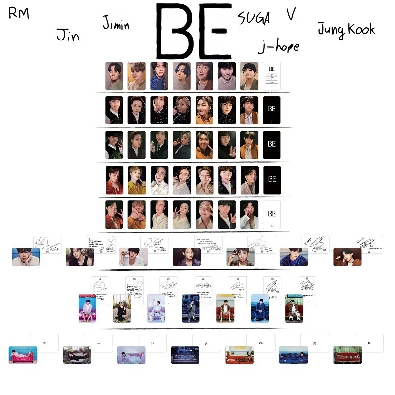 

Альбом KPOP Bangtan Boys для фотографий, бумажные карты для заметок, карточки для фотографий, плакаты, коллекционные карточки премиум-класса для фо...