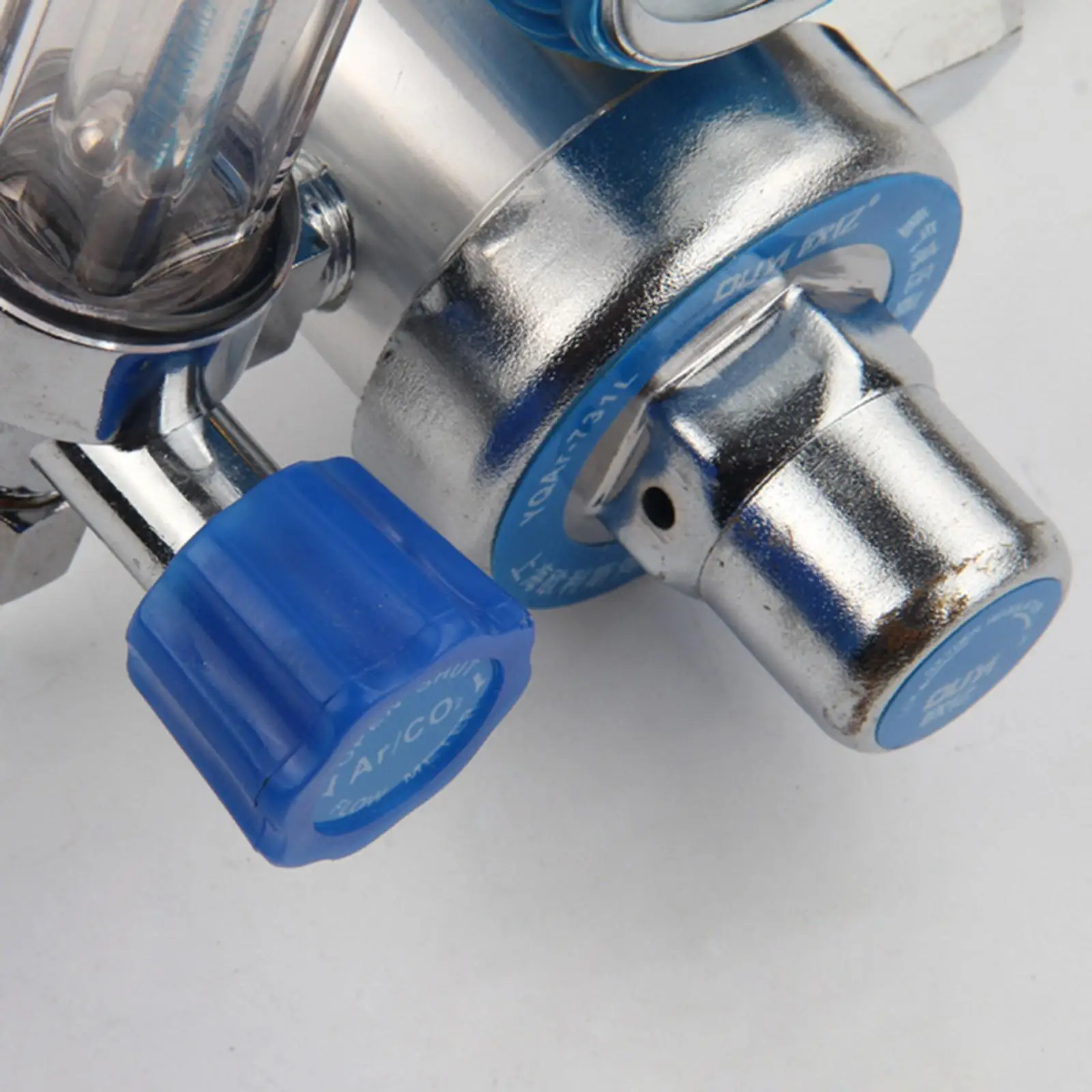 

Argon CO2 Mig Tig Flow Meter Flowmeter Gas Regulator Gauge Welding double