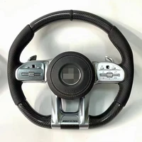 new upgrade carbon fiber amg steering wheel assembly fit for mercedes benz g class amg g500 g63 g350 g55 g65 w463 w464