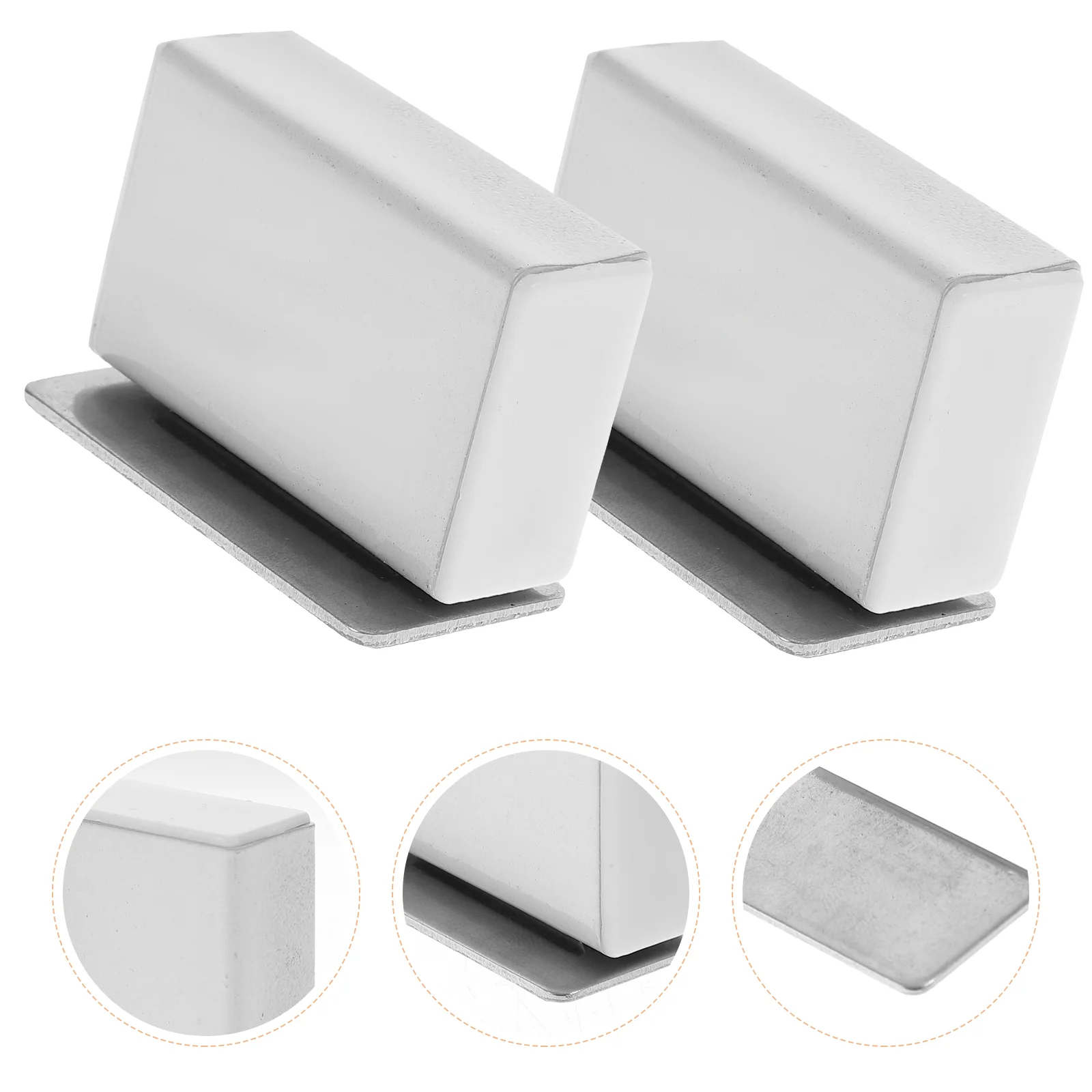 

4pcs Door Latches Cupboard Closure Catch Furniture Door Catch Furniture Cabinet Closures Stainless Steel Cabinet Door Magnets