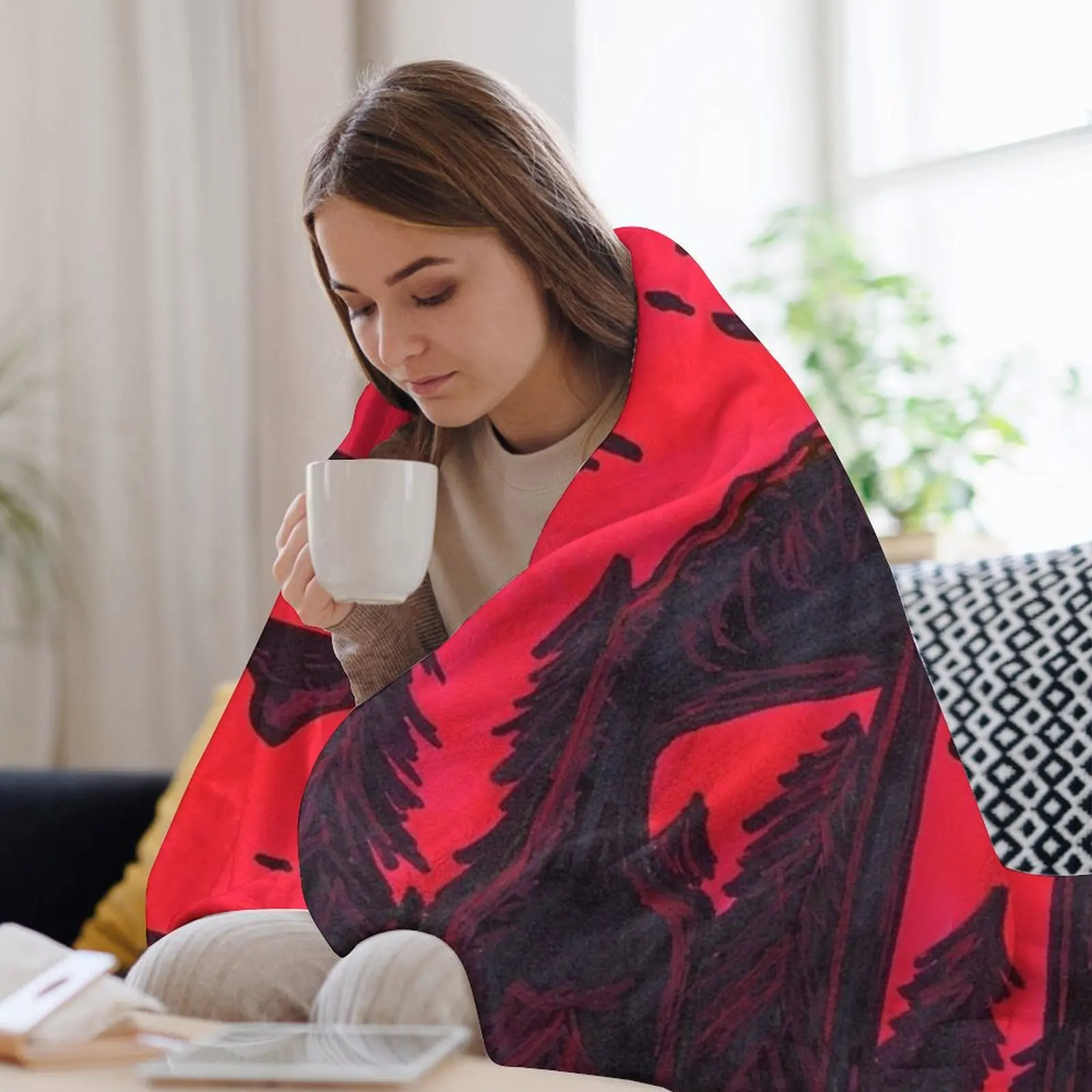 Одеяло с головой сирены тяжелое одеяло для сна мягкие плюшевые клетчатые одеяла