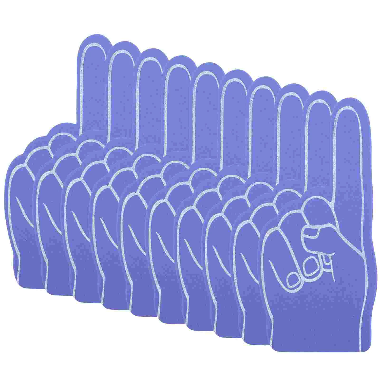 

12 Pcs Noisemaker Sporting Events Sports Accessory Party Supply Blank Mini Fan Portable Prop Eva Decorative Child