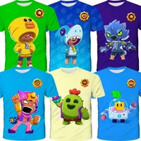 3d boys girls tops suv mr p penny and starchild wear game kids t shirt shark crow t shirts clothes