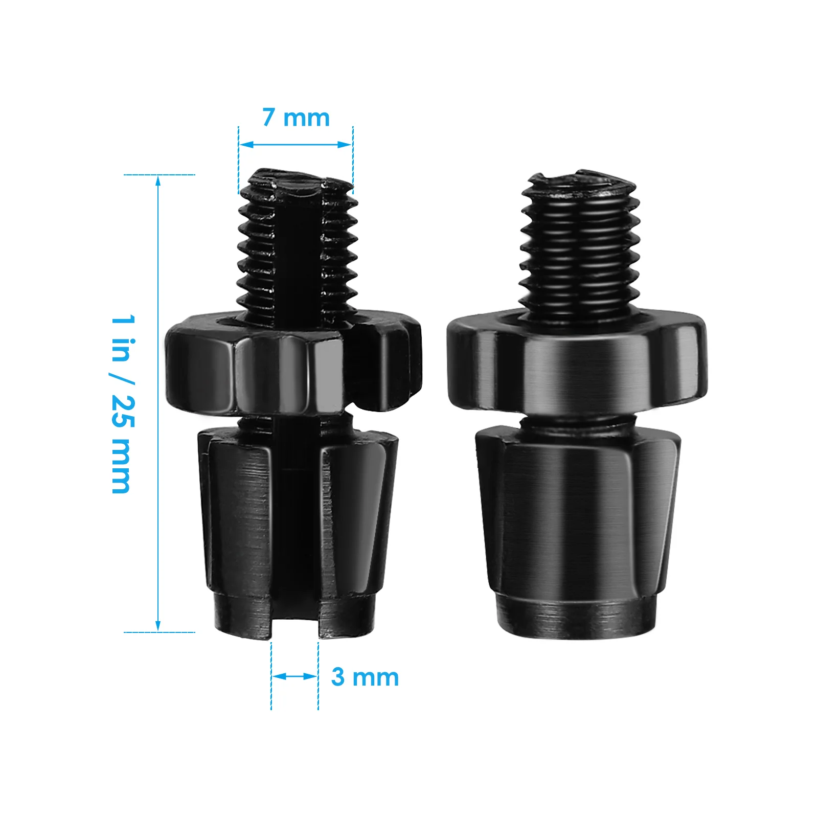 Одна пара винтов регулировки тормоза M7 алюминиевый сплав аксессуар для