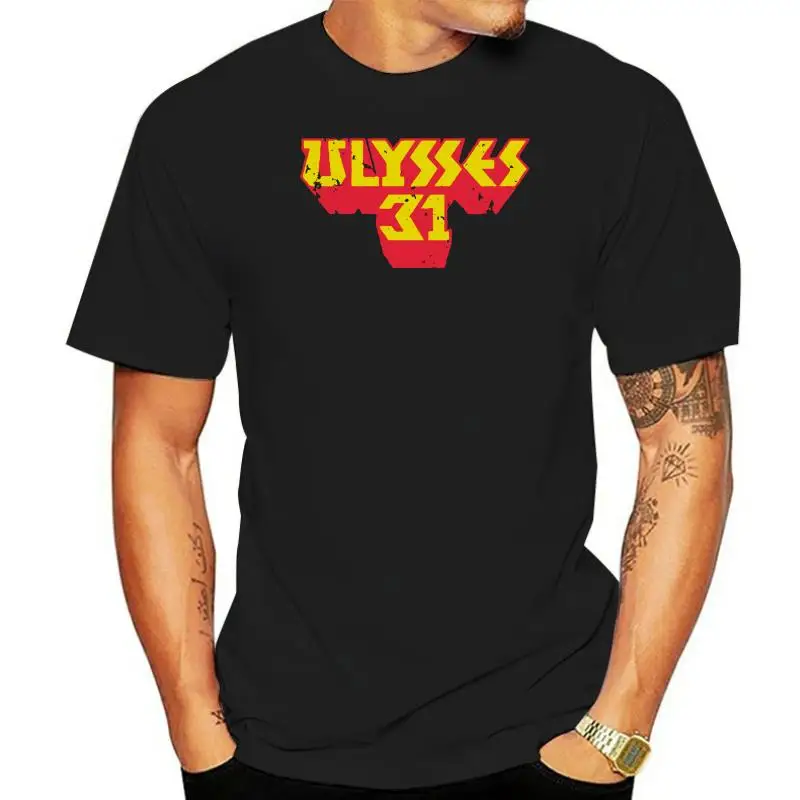 Футболка из 100% хлопка с круглым вырезом и принтом Ulysses 31 футболка логотипом для