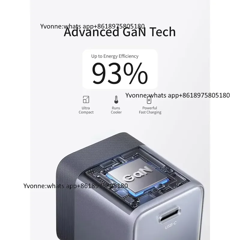 Фото Зарядное устройство Nexode Air 45W USB-C с ультракомпактным складным штекером GaN для быстрой зарядки №4