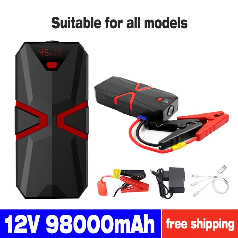 

Car Starting Power12v 98000mAh Portable Battery Charger 12V Automatic Emergency Start Device for Car Small Truck