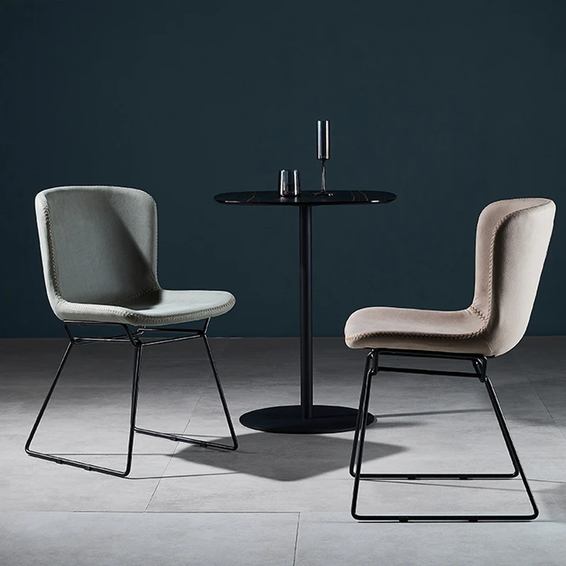 

kitchen Luxury Bar Stools Office Chairs Modern Metal Black Bar Stools Design Chair Leather Fashionable cadeiras Bar Furniture HY