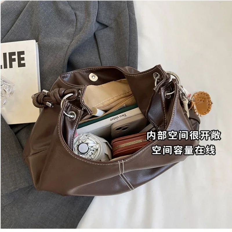 Сумка-тоут в стиле ретро зима 2024 сетчатая простая и модная женская сумка на одно