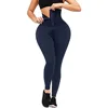 High Waist Elastic Breast Lift Hip Tight Body Fitness Leisure Yoga Pants Leggings Capris 3