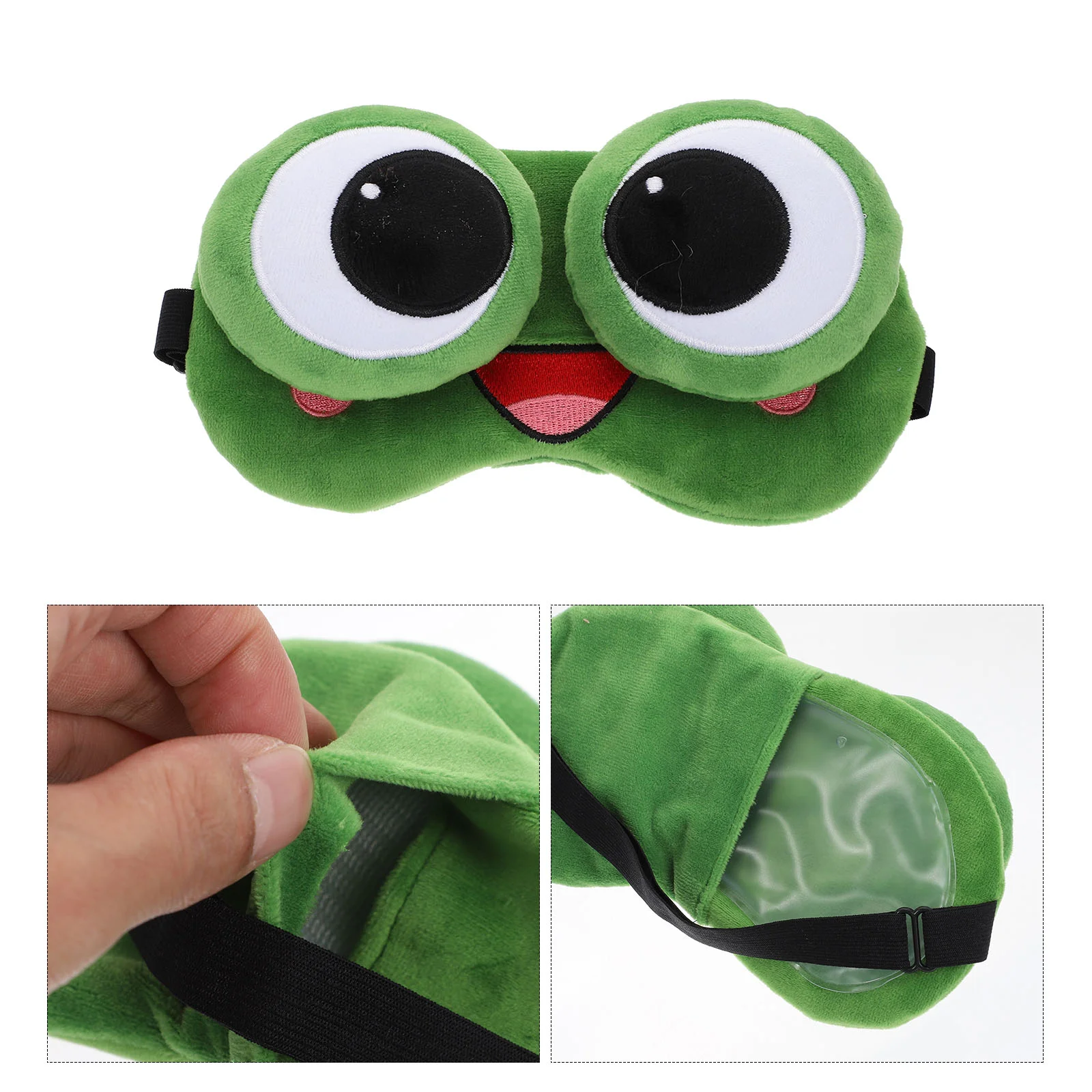 

Маска для сна, лягушка, маски для сна, набивные животные для девочек, для сна, детское покрытие, блокирующее пространство, повязка на глаза, мешочек для льда