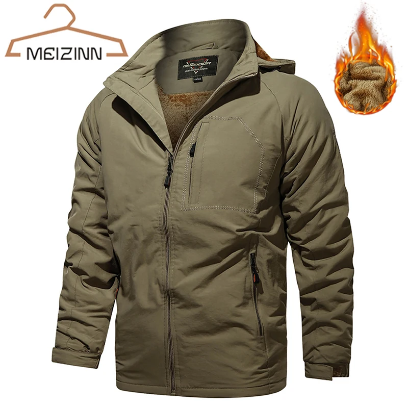 

Men Military Tactics Jacket 2022 Autumn Winter Slim Fleece Warm Coat Men Windbreaker Windproof Waterproof Outdoor Men Jackets