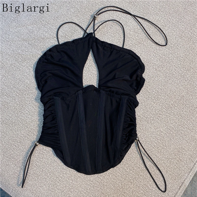 

Sexy Black Off Shoulder Blouse Women Vogue Backless Ladies Tops Vintage Streetwear Chic Top 2022 Spring Summer New Arrrivals