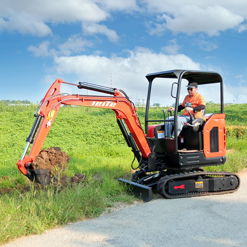 

Chinese Manufacturer Wholesale 2 Ton Closed Cab Excavator Small Digger Euro 5 EPA 4 3 Ton Hydraulic Kubota Mini Excavator Price