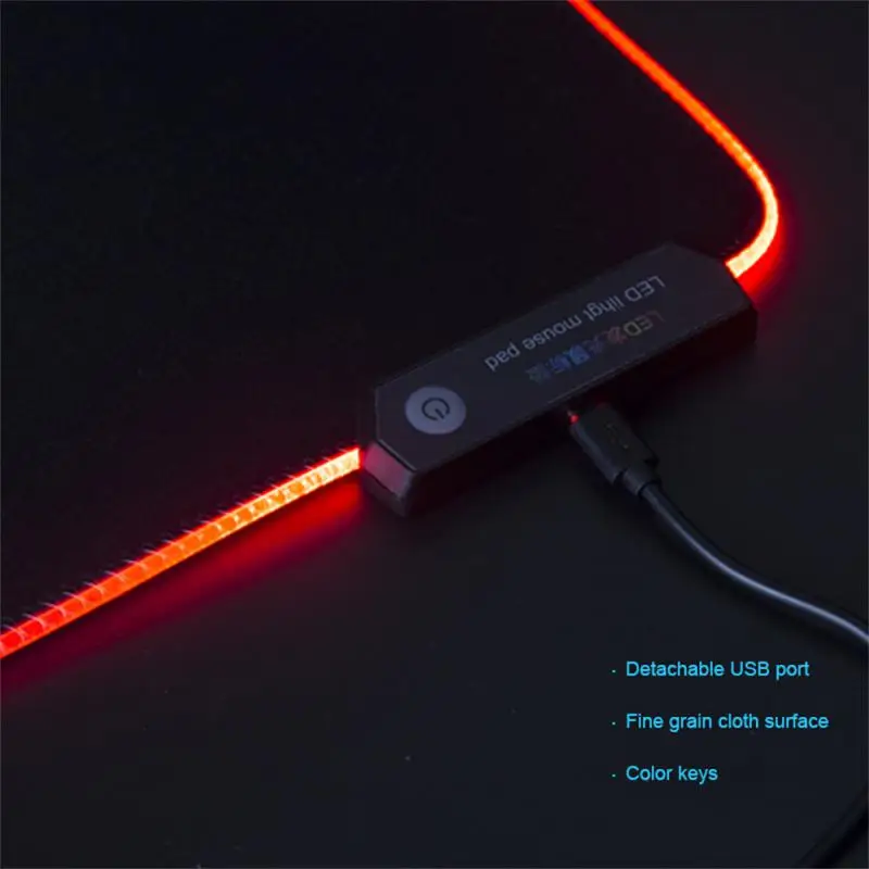

Desk Mat Mouse Carpet Non-slip Gaming Led Game Rgb For Computer Mouse Surface Mouse Pad Big Rgb Mouse Pad Large Mouse Mats