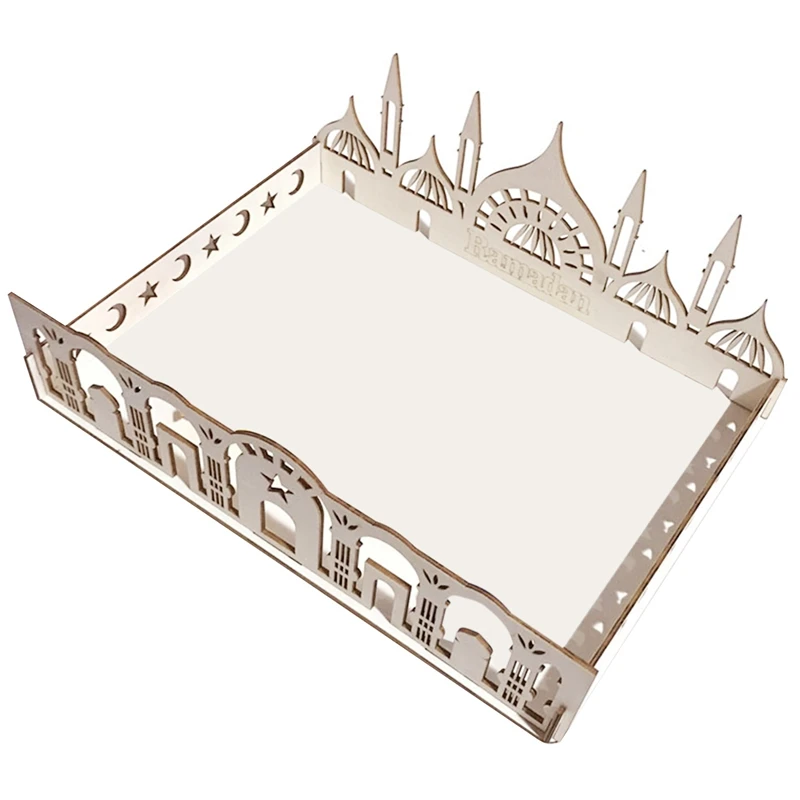 

DIY Eid Al-Fitr Fruit Plate Ramadan Muslim Islamic Eid Tray Party Decoration Gift Ornament