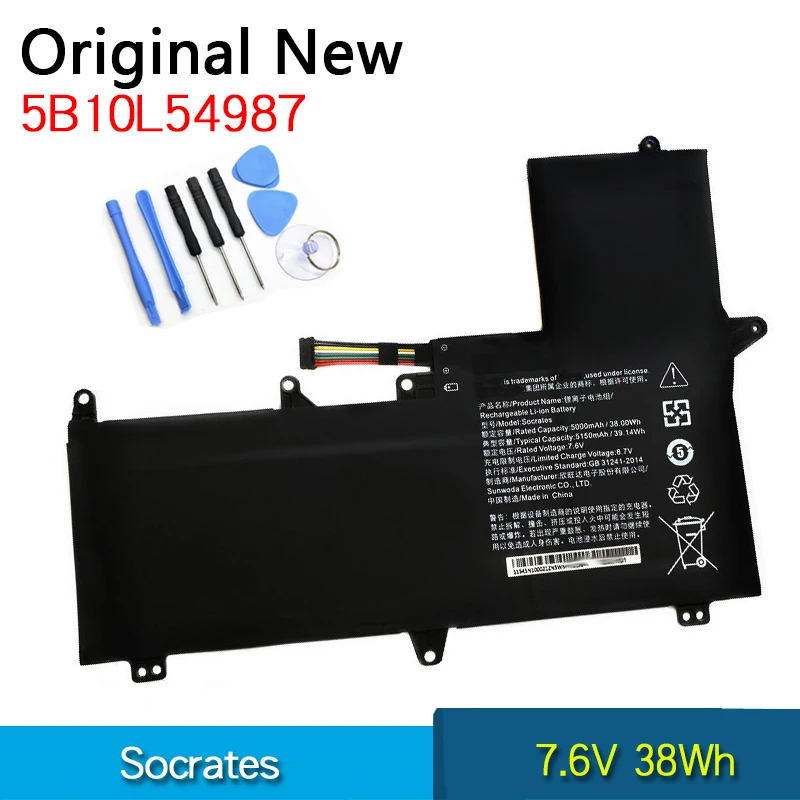 

Новый оригинальный аккумулятор Socrates 5B10L54987 для Lenovo XiaoXin Air 12