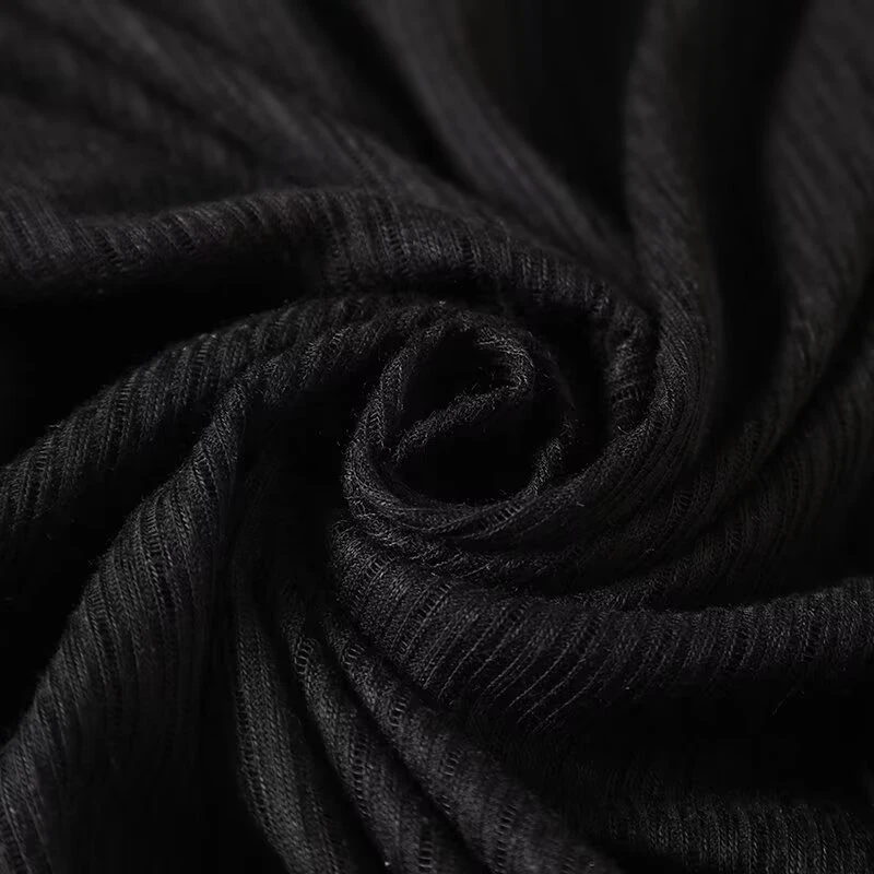 Женская трикотажная футболка однотонная Повседневная Свободная с круглым