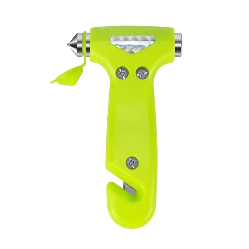 

Window Breaker Seatbelt Cutter 2 In 1 Life-Saving Glass Breaker High-hardness Tungsten Steel Tip Safety Hammer Family Rescue