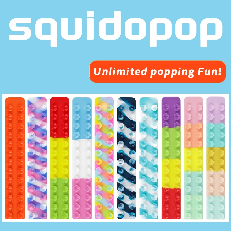 Игрушка-антистресс силиконовая на присоске для детей |