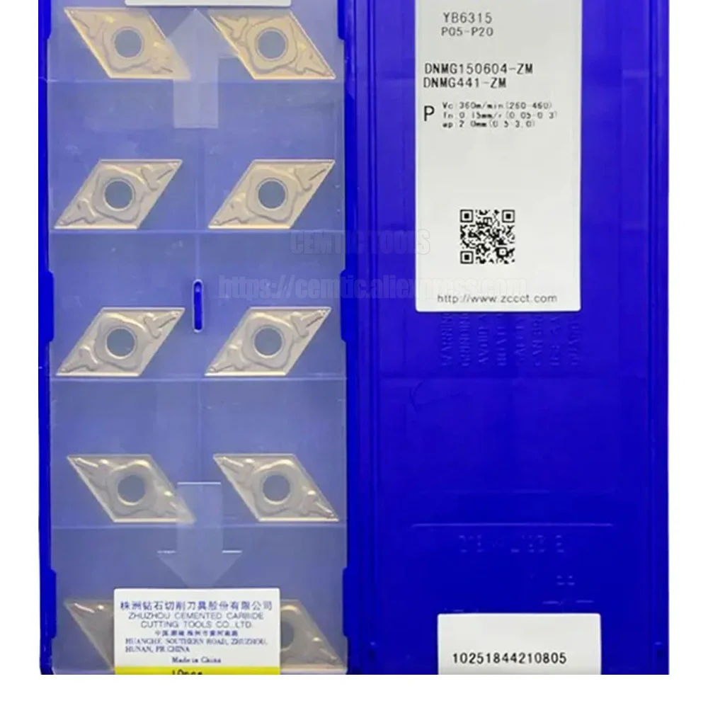 

DNMG150604-ZM YB6315 вольфрамовый Карбид токарная вставка CNC инструмент для получистовой и отделочной стали типа P