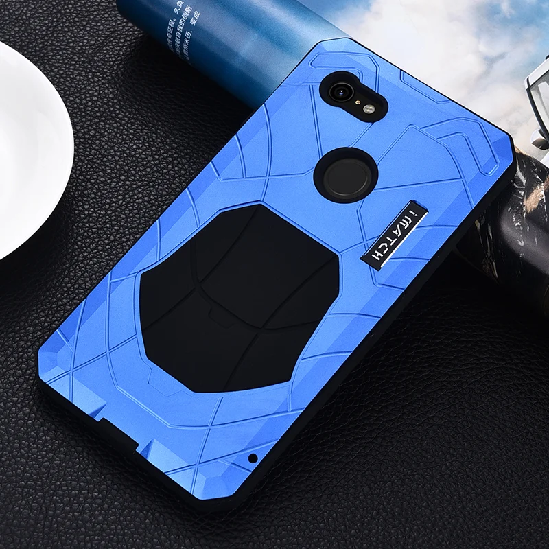 Daily Waterproof Case For Google Pixel 5 Shockproof Heavy Duty Tank Silicone Aluminum Metal Cover For Google Pixel 3 3a 4 4a Xl