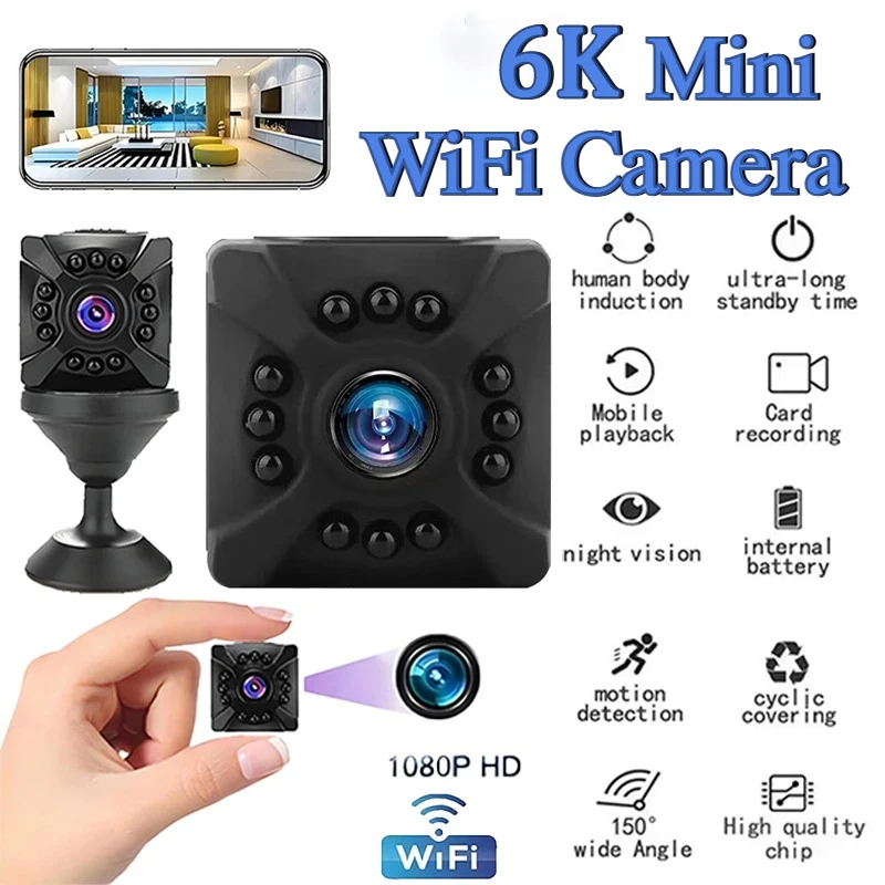 

Мини-камера WiFi 1080P