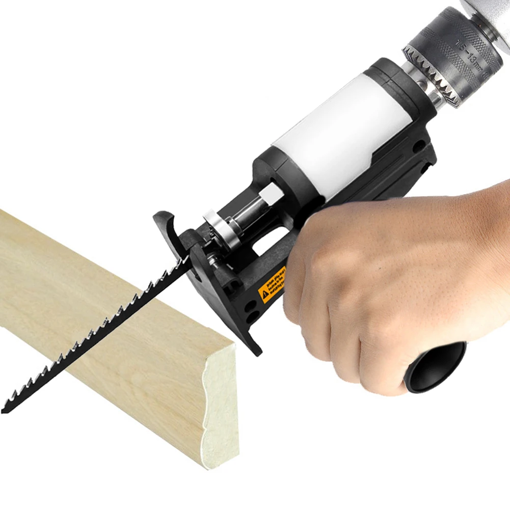 

Electric Drill Modified to Electric Saw Reciprocating Saw Attachment Adapter Household Multifunctional Cutter Woodworking Tools