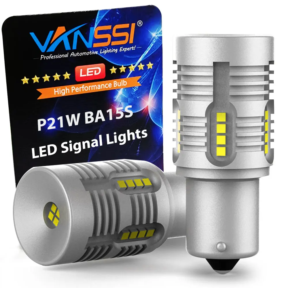 2800LM BA15S P21W Светодиодная лампа VANSSI 1156 7506 1141 однополярсветодиодный светодиодная