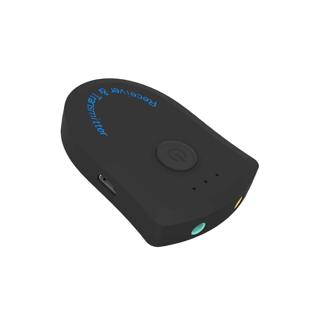 

ABS Bluetooth-совместимый 4 2 передатчик Портативный на батарейках HiFi низкая задержка компьютер Динамик Приемник адаптер