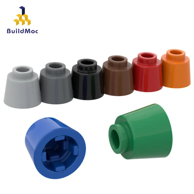 

10Pcs MOC Parts 85975 Cone 1 1/6 x 1 1/6 x 2/3 Compatible Bricks DIY Assmble Building Blocks Particle Kid Puzzle Brain Toy Gift